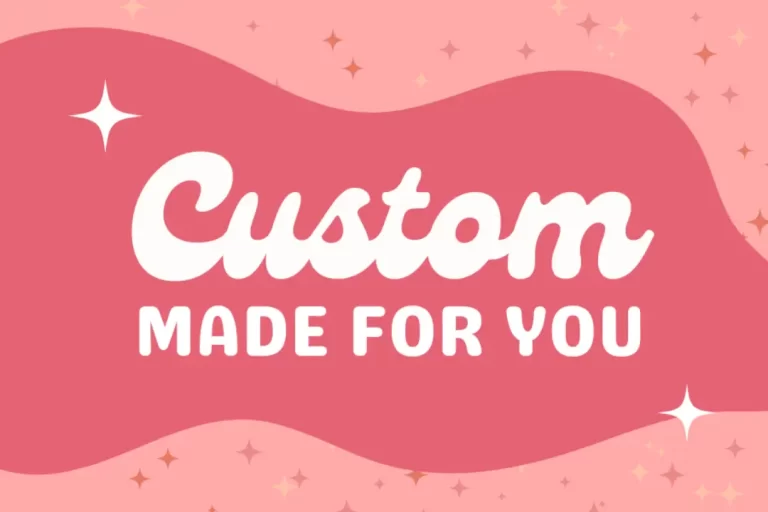 Button to the Custom Made For You page showcasing personalized products tailored to your preferences